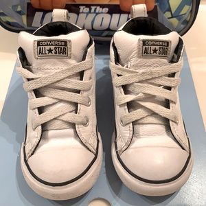 White Toddler High Top Converse